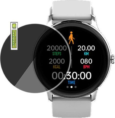 zxb Edge To Edge Tempered Glass for Fire Boltt Hurricane Smart Watch(Pack of 1)