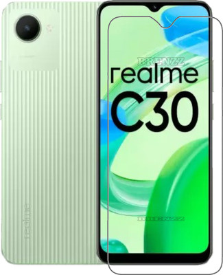 BRENZZ Tempered Glass Guard for realme C30, REALME C30(Pack of 1)