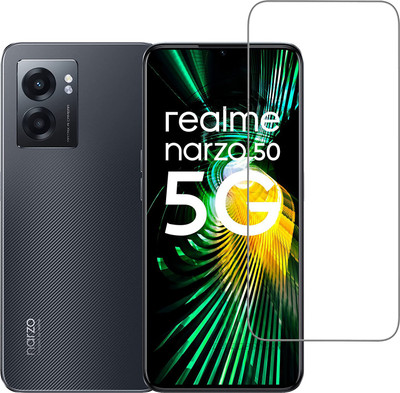 BRENZZ Tempered Glass Guard for realme Narzo 50 5G, REALME NORZO 50 5G(Pack of 1)