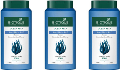 BIOTIQUE Shampoo Combo - Ocean Kelp 340 ml (Pack of 3)(1020 ml)