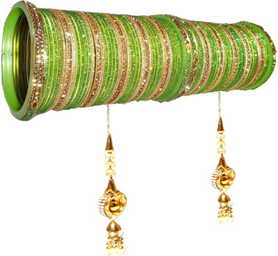 Royal Bangles Metal Zircon Bangle Set(Pack of 82)