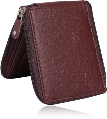 Sonrisa Men Casual, Evening/Party Brown Artificial Leather Wallet(5 Card Slots)