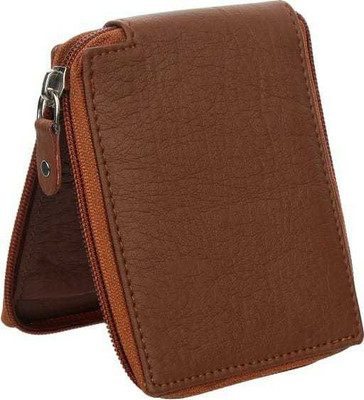 DENNY BLACQ Men Tan Artificial Leather Wallet(3 Card Slots)