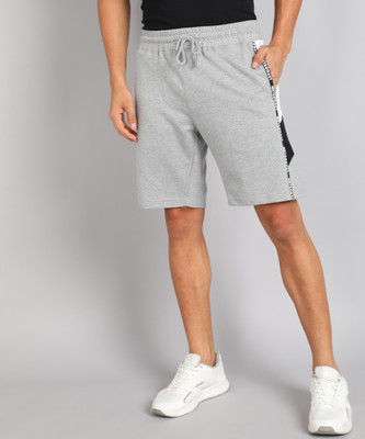 METRONAUT Color Block Men Grey Regular Shorts