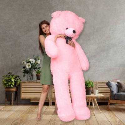 jimdar 4 feet Soft Toys /Huggable Pink color Teddy Bear for Girlfriend/Birthday  - 121 cm(Pink)