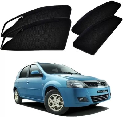 TOP VECHILE Rear Window, Side Window Sun Shade For Mahindra Verito(Black)