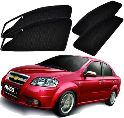 RAKRISH Rear Window, Side Window Sun Shade For Chevrolet Aveo(Black)
