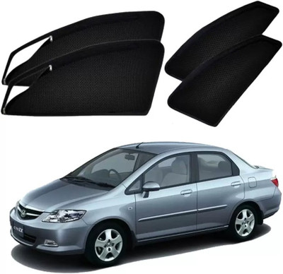 RAKRISH Rear Window, Side Window Sun Shade For Honda City ZX(Black)