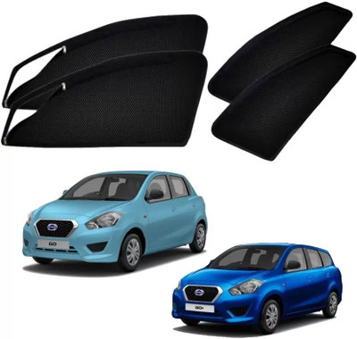 RAKRISH Rear Window, Side Window Sun Shade For Datsun Go(Black)