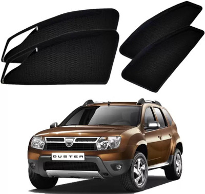 RAKRISH COLLECTION Rear Window, Side Window Sun Shade For Renault Duster(Black)