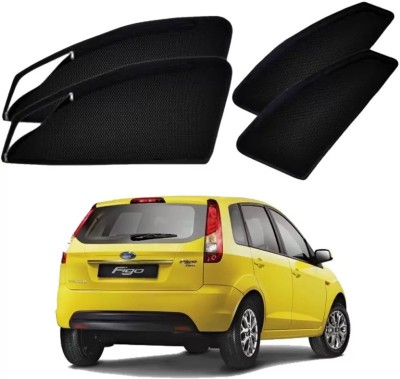 RAKRISH COLLECTION Rear Window, Side Window Sun Shade For Ford(Black)