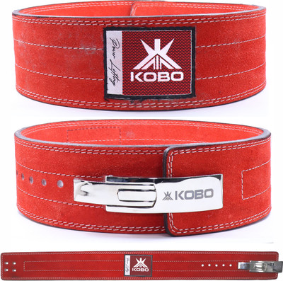 KOBO Leather Power Lifting Lever Belt Back Support Back / Lumbar Support