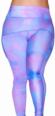 AKIBA Printed Women Pink, Blue Tights