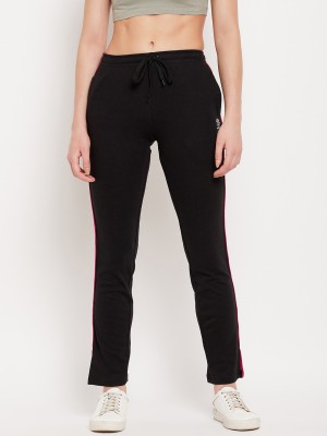 DUKE Solid Women Black Track Pants