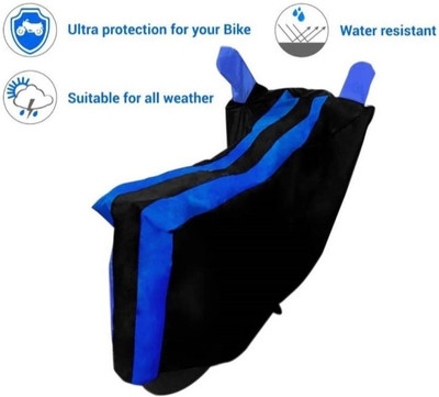 MJD Waterproof Two Wheeler Cover for Piaggio(CB 1000R, Blue)