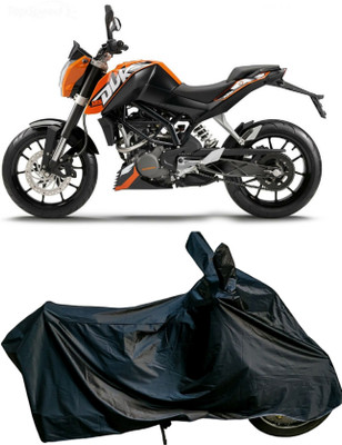 APNEK Waterproof Two Wheeler Cover for KTM(200 Duke BS6, Black)