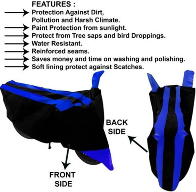 Mdstar Waterproof Two Wheeler Cover for Hero Electric(Centra, Blue)