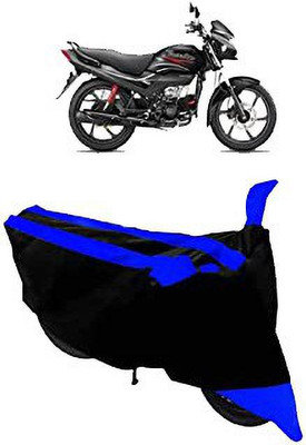 tripalm Two Wheeler Cover for Hero(Passion, Blue, Black)