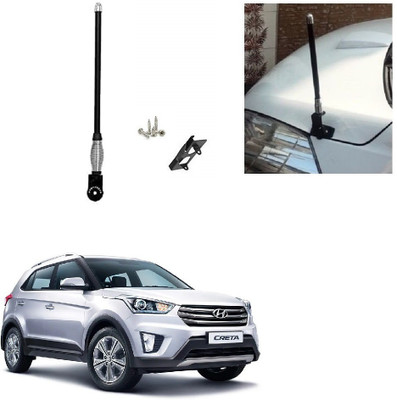 SPREADX Stylish Car Bonnet Show Decorative Antenna Rod Style for Hyundai Creta Type-1 Whip Vehicle Antenna