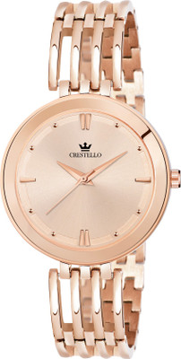 CRESTELLO CR-JWL122-RG Analog Watch  - For Women