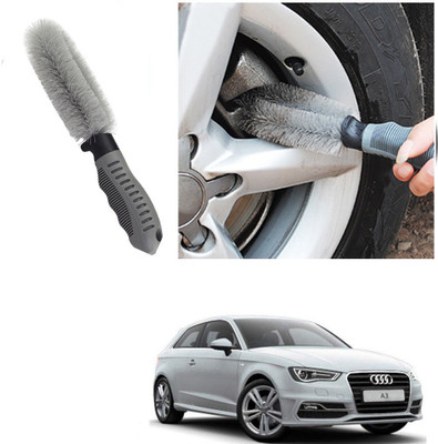 Qiisx CAR ALLOY WHEEL CLEANER BRUSH TYRE RIM FOR Audi A3 100 g Wheel Tire Cleaner(Pack of 1)