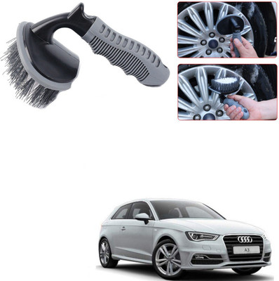 Qiisx CAR TYRE WHEEL CLEANER BRUSH TYRE FOR Audi A3 100 g Wheel Tire Cleaner(Pack of 1)