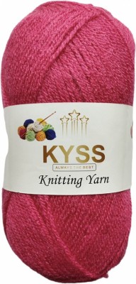 KYSS BlueBell 500 GM (1 BALL, 100 GM EACH)Wool Ball Hand Knitting Wool, Shade No-14