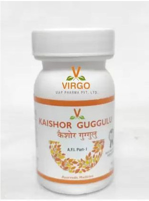 Virgo UAP Pharma Kaishor Guggulu 60tab | Each of 60tab | Pack of 3(Pack of 3, 180 Tablets)