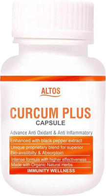 ALTOS Ayurveda Curcum Plus Capsule(60 Capsules)