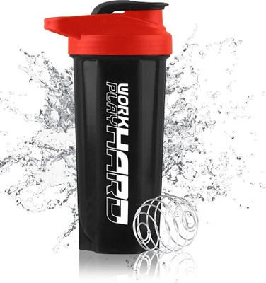 Sipsport True Indian Amazing Quality Gym Shaker and Sipper Bottle 700 ml 700 ml Shaker(Pack of 1, Black, Plastic)