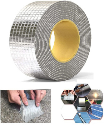 PRATYANG Single Sided Waterproof Dispenser Single Sided Tape (Manual)(Set of 1, Silver)