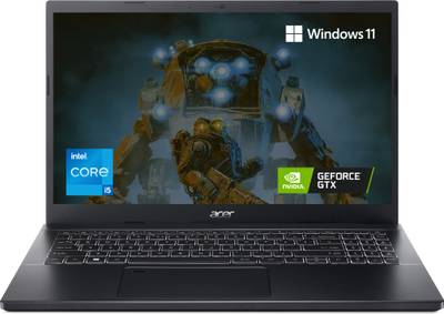 acer Aspire 7 Core i5 12th Gen - (8 GB/512 GB SSD/Windows 11 Home/4 GB Graphics/NVIDIA GeForce GTX 1650) A715-5G Gaming Laptop