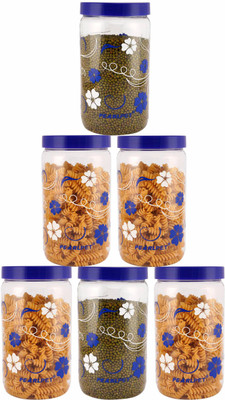 Pearlpet Plastic Utility Container  - 1500 ml(Pack of 6, Blue)