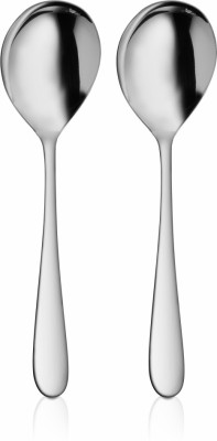 Shri & Sam Jasmine Serving Spoon Stainless Steel Cutlery Set(Pack of 2)