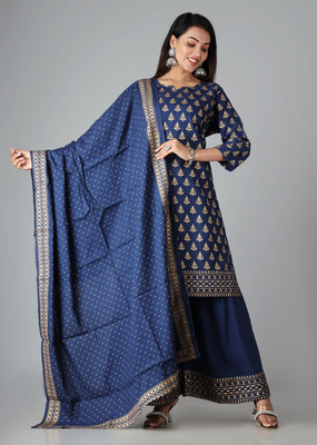 AAYU TRADER Women Kurti Sharara Set