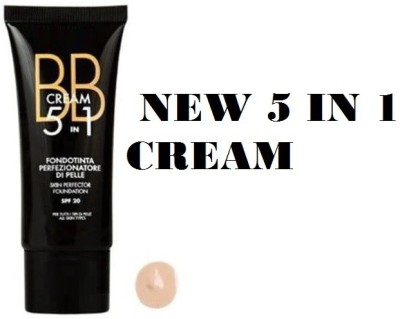 NADJA THE PROFESSIONAL LOOK 5 IN 1 BB FOUNDATION WITH NATURAL GLOW Foundation(WHITE, 60 ml)