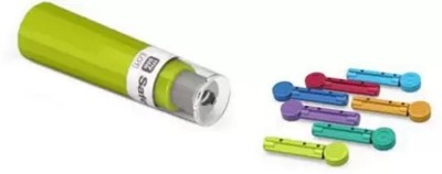 My Life Ypsomed safety lancets 1.5mm green 28G(200) with mylife 25 colour lancets combo Glucometer Lancets(200)