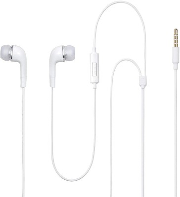 G2L In-Ear Wired Earphones with Mic 3.5MM JACK Extra Bass & HD Sound Bluetooth Headset(White, In the Ear)