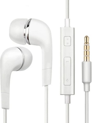 G2L Deep Bass Wired Earphones with Mic for Calls, Noise Cancellation, 3.5mm Jack Bluetooth Headset(White, In the Ear)