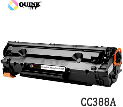 QUINK 88A for HP 88A/388A Refillable Toner Cartridge for HP Laserjet P1007/ P1008 Black Ink Cartridge