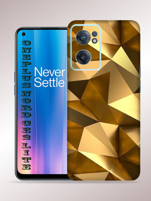 OggyBaba OnePlus Nord Ce 2 Lite 5g, Polygon Golden Mobile Skin(Multicolor)