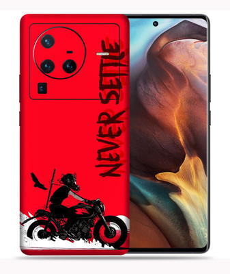 SkinoMania Vivo X80 Pro-5G Mobile Skin(Multicolor Never-Settle-Rider)