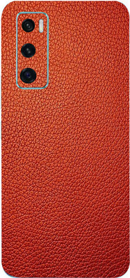 Jeeva Creation Vivo V20 Se, vivo v20 se Mobile Skin(Ultra Super Red Leather Skin With High Matte Finish..,)