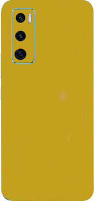 AsSkin Vivo V20 Se Mobile Skin(Ultra Super Golden Matte Skin With High Gloss Finish).)