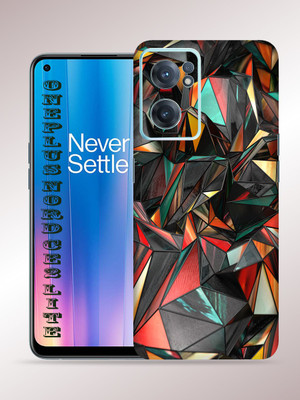 OggyBaba OnePlus Nord Ce 2 Lite 5g, Polygon Red Mobile Skin(Multicolor)