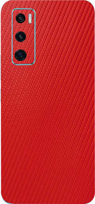 AsSkin Vivo V20 Se, vivo v20 se Mobile Skin(Ultra Super Red Carbon Fiber With High Matte Finish.)