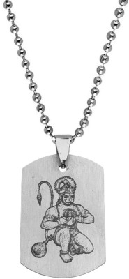 Sullery Shree Ram Bhakat Lord Mahabali Gadadhari Hanuman Bajrangbali Chain Sterling Silver Stainless Steel Pendant