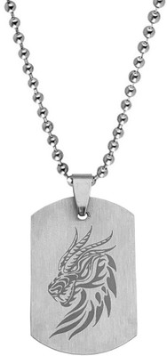 Shiv Jagdamba Crown Dragon Mythical Wingedi pendant Locket Chain Sterling Silver Stainless Steel Pendant