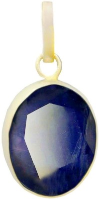 Takshila Gems Natural Iolite Pendant in Silver 10 Ratti / 9 Carat Lab Certified Silver Stone, Silver Locket