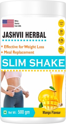 jashvii herbal Slim Shake Formula 1 with Natural Herbs for weight control Protein Shake Protein Shake(500, Mango)